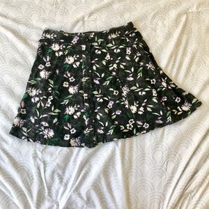 American Eagle Outfitter Floral Skater Skirt